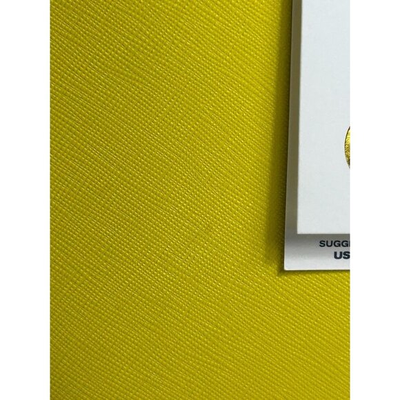 Tory Burch Saffiano Leather York Dual Buckle Dual Strap Tote in Sunshine - New - Picture 12 of 12